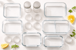 best meal prep containers for women 2025 flat lay