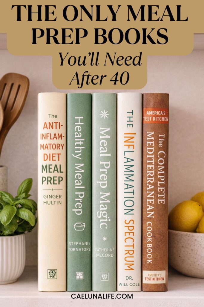 meal prep books collection for women over 40