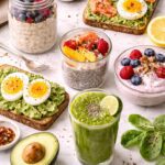 anti-inflammatory breakfast ideas spread 6 options overhead