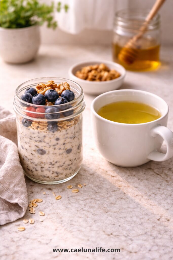 what to eat in your 40s morning breakfast overnight oats
